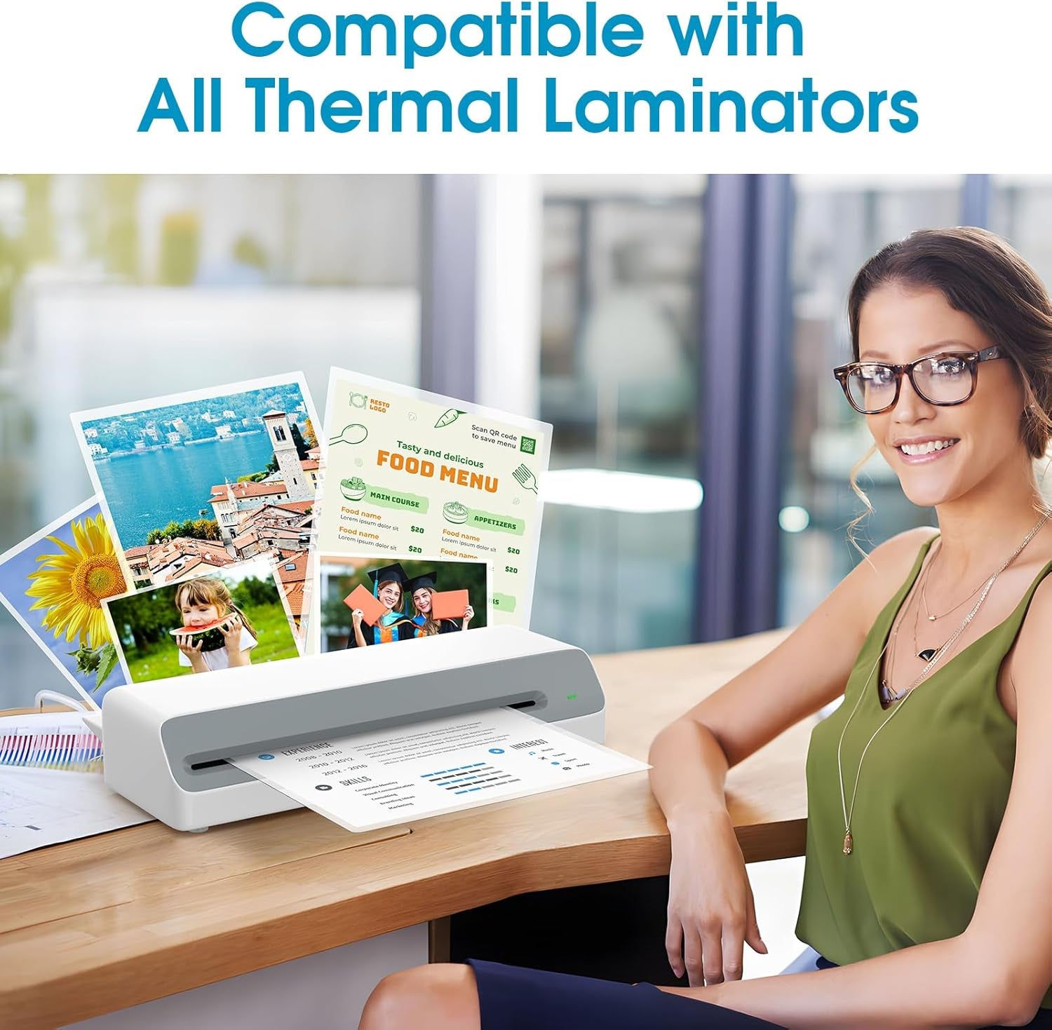 25 Pack Laminating Sheets 5 Mil, Laminating Pouches for 11X17 Paper | Actual 11.5 X 17.5” Thermal Laminate Sheets for Laminator, Large Clear Lamination Paper for Documents, Office School Home